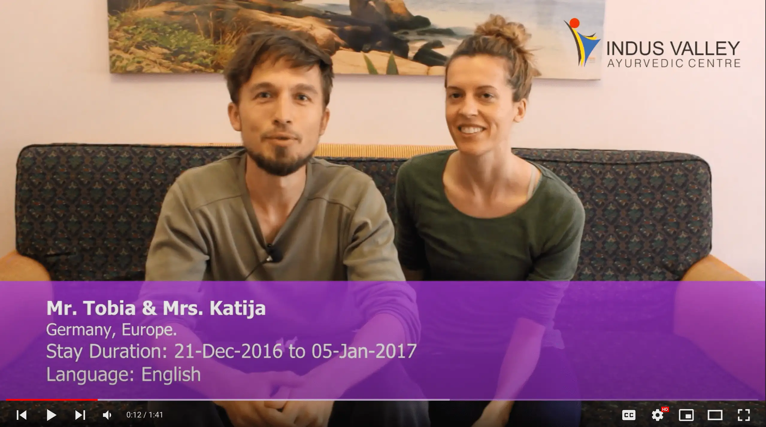 Yoga Teachers Tobia and Katija from Germany