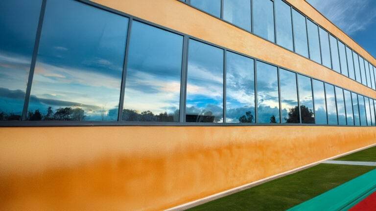 Exterior view of the serene Brahman Centre at Indus Valley Ayurvedic Centre (IVAC), a peaceful retreat offering traditional Ayurvedic treatments and wellness programs in a natural, tranquil setting.