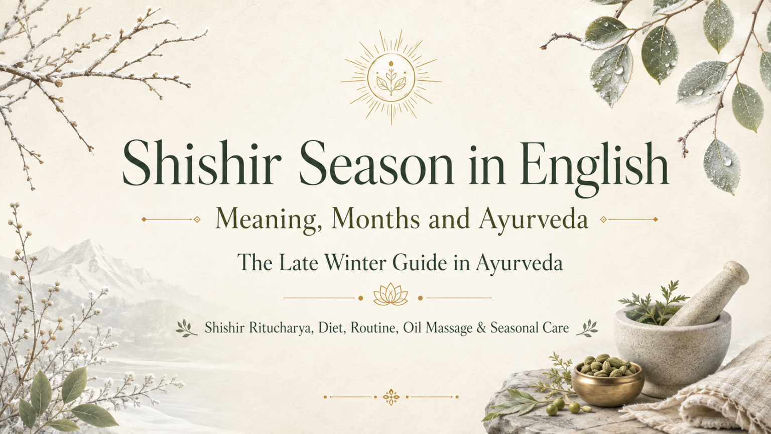 Shishir Season in English: Meaning, Months and Ayurveda