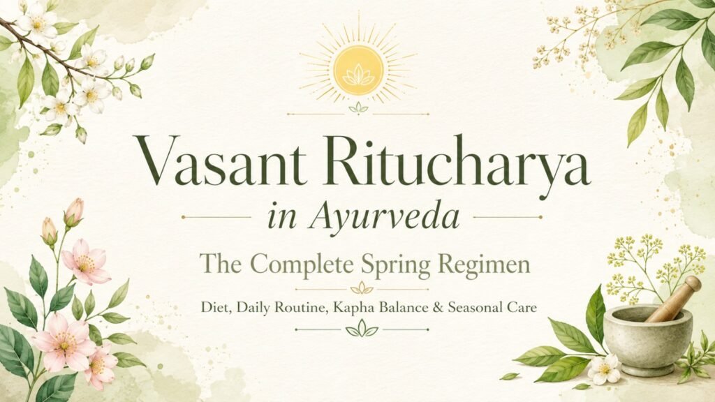 Vasant Ritucharya in Ayurveda