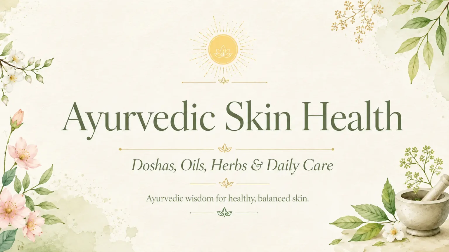 Ayurvedic Skin Health