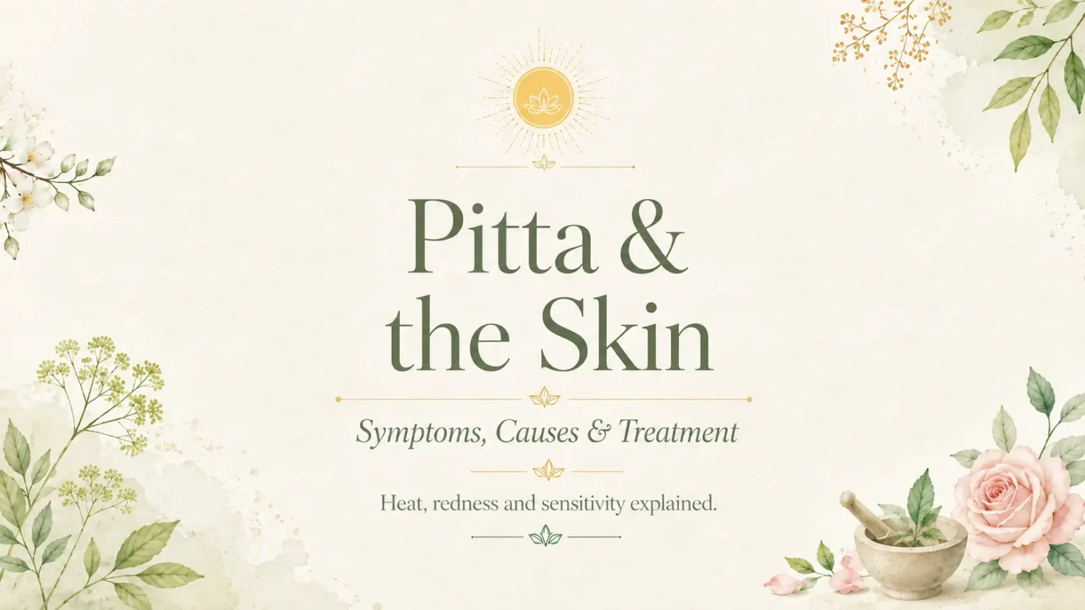 Pitta and the Skin