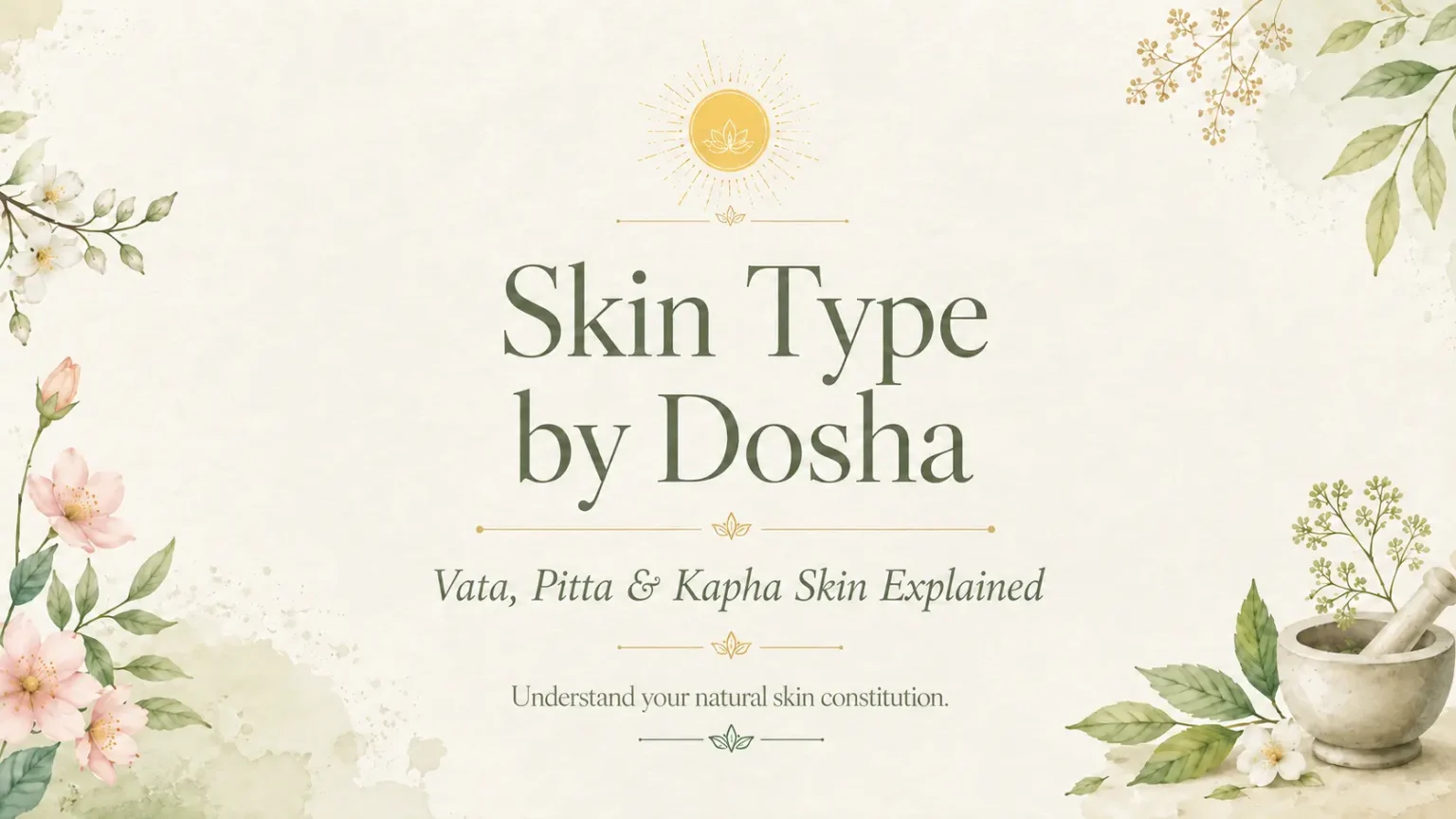 Skin Type by Dosha