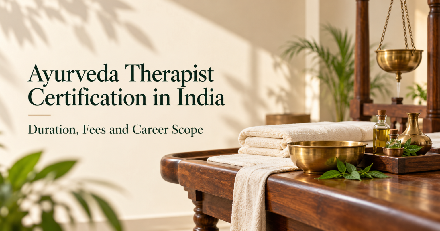 Ayurveda Therapist Certification in India