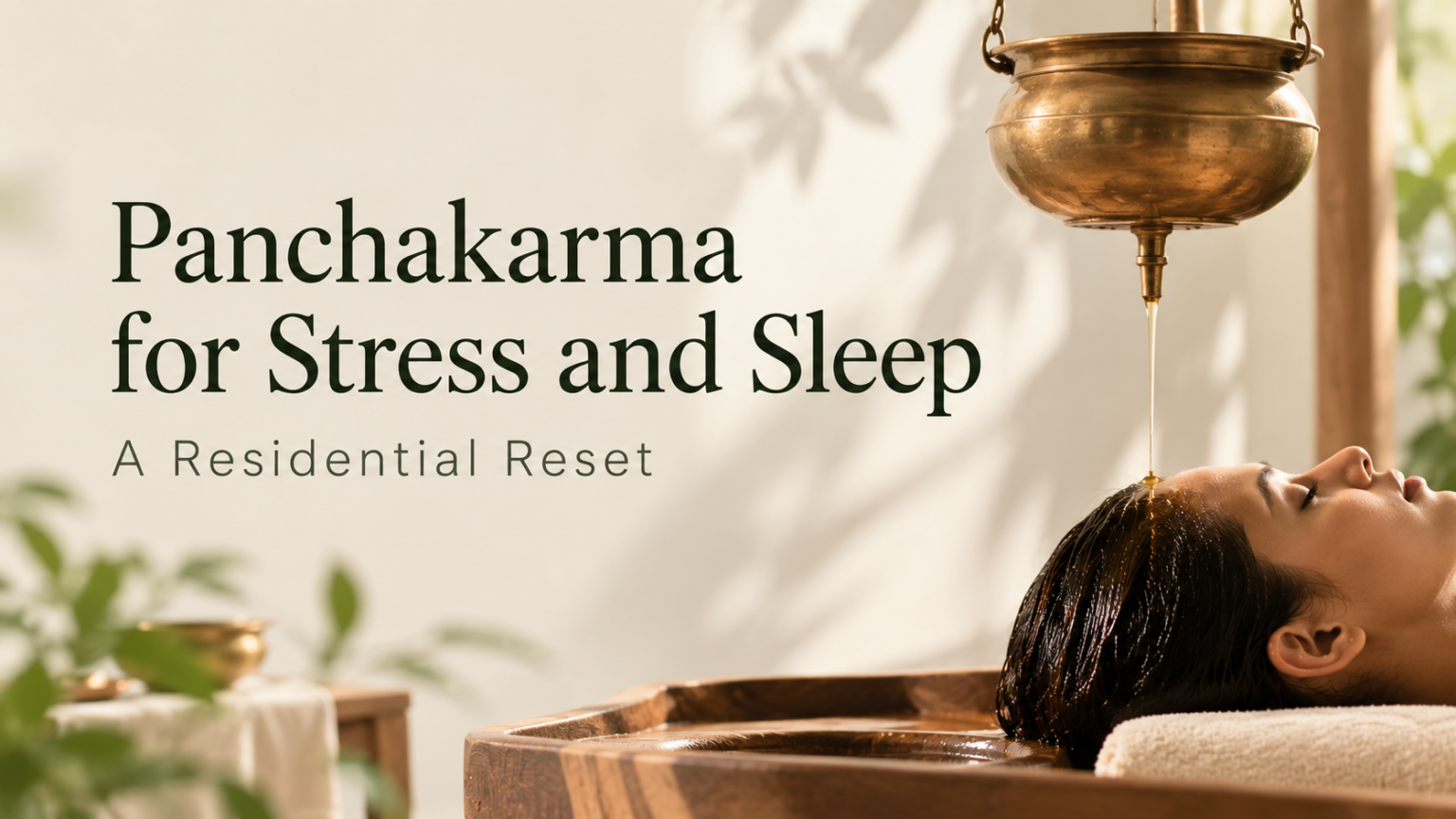 Panchakarma for Stress and Sleep